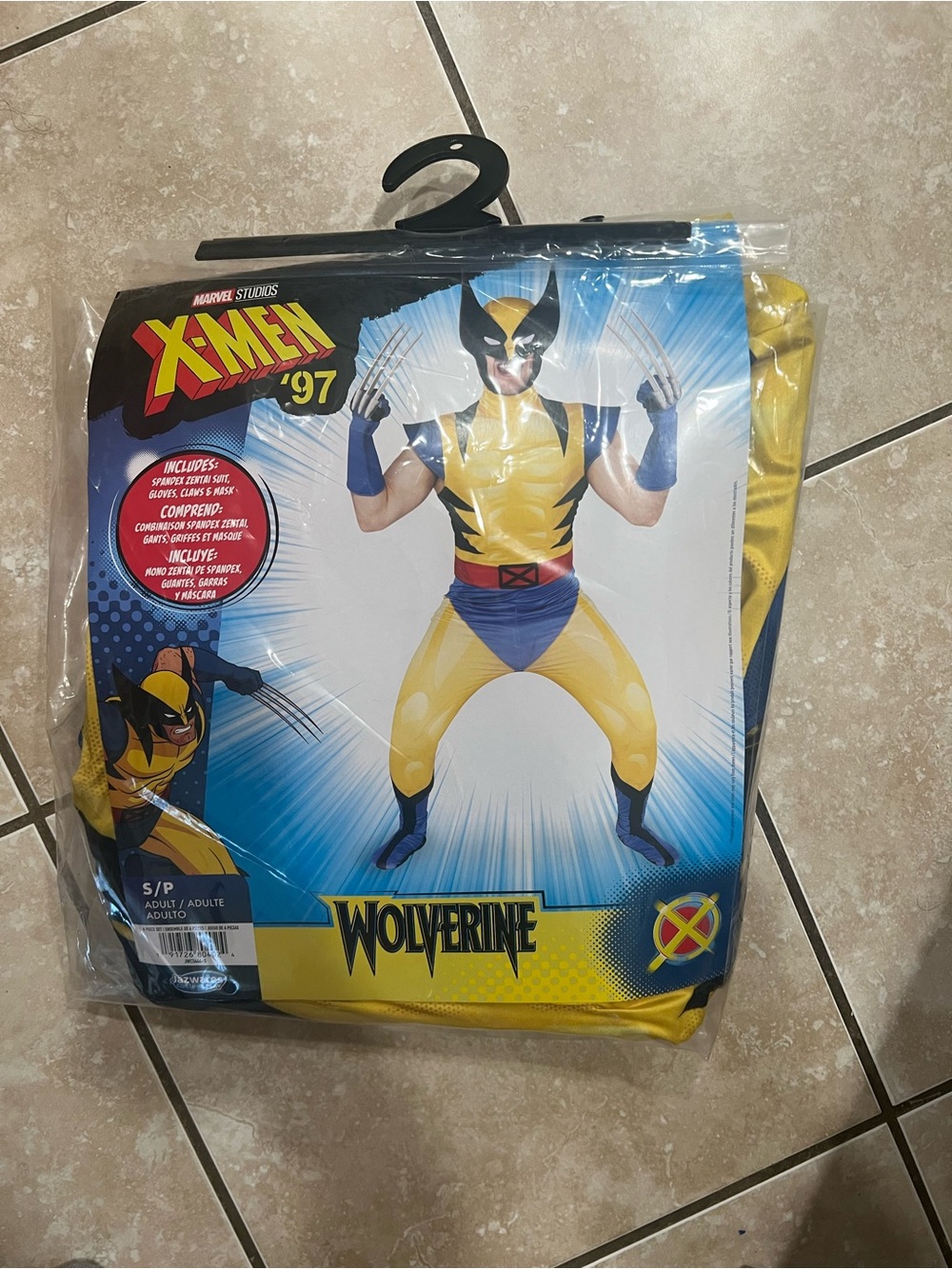 Marvel Wolverine X-Men Yellow Kids Costume